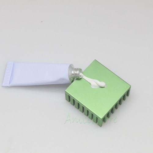 5pcs 28mm Aluminium Cooler Cooling Heatsink For VGA IC Chipset w/ Thermal Glue - Picture 5 of 9