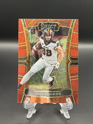 Luke Musgrave 2023 Panini Select Draft Picks RC - Red Lazer #19 Rookie
