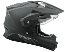 Fly Racing - Trekker Solid Helmet - Black - Size Small - 73-7011S