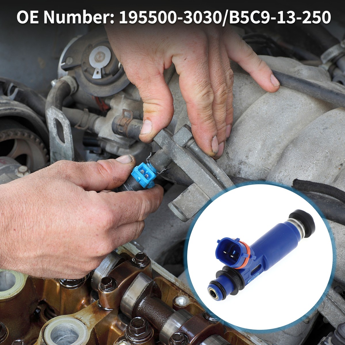 Fuel Injector No.195500-3030/B5C9-13-250 for Mazda MX5 1.6L 1998