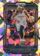 2023 Panini Prizm WNBA MYISHA HINES-ALLEN #86 CRACKED ICE PRIZM MYSTICS