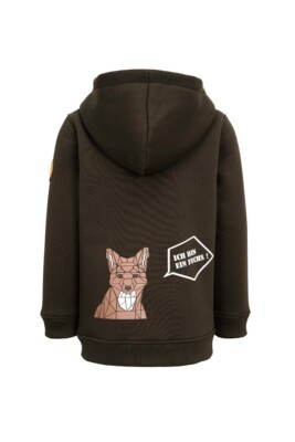 HUBERTUS kids zip up hoodie - I'm a fox