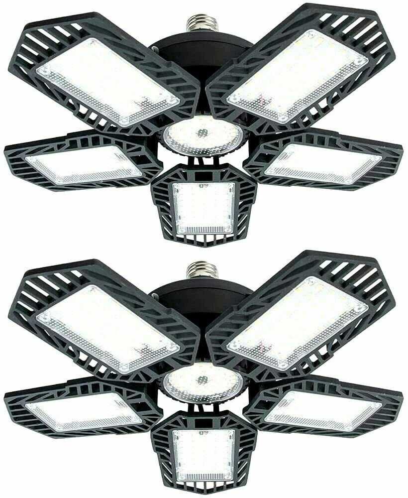 5 panel led garage lights outlet