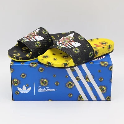 JH6650 Keiichi Tanaami adidas Originals Adilette Tanaami Core Black (Herren)