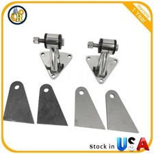 Engine Motor Mounts Sbc 350 Bbc 454 For Smallbig Block Chevy Polished Stainless