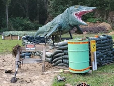 Dinamation Anamatronic Life-Size Dinosaur Props Statues Tylosaurus Sea World OH