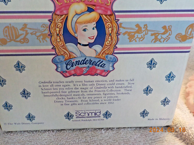 【 Schmid 】Disney シンデレラ の置物 Schmid Walt Disney Cinderella & Pumpkin Carriage Princess original