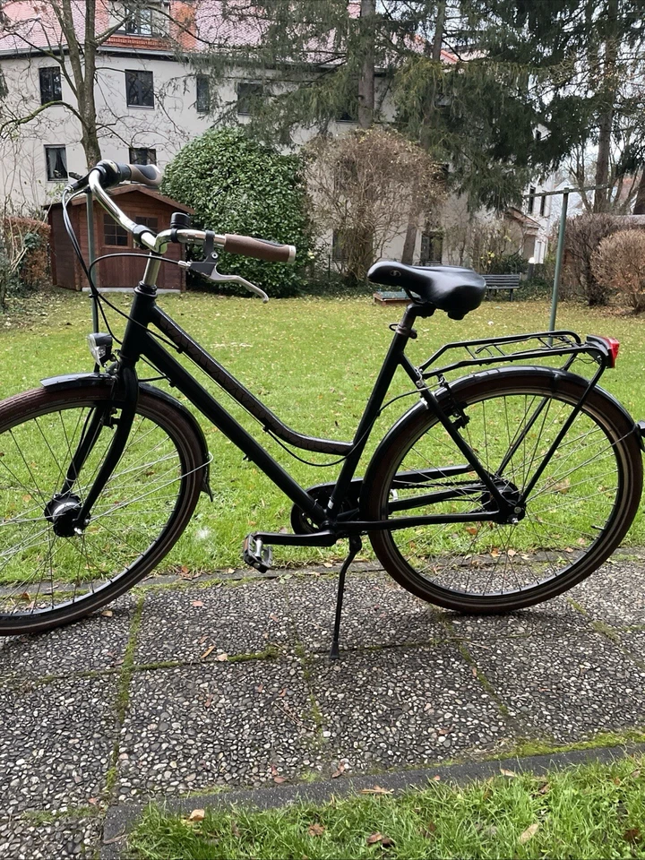 Damenfahrrad, Schwarz