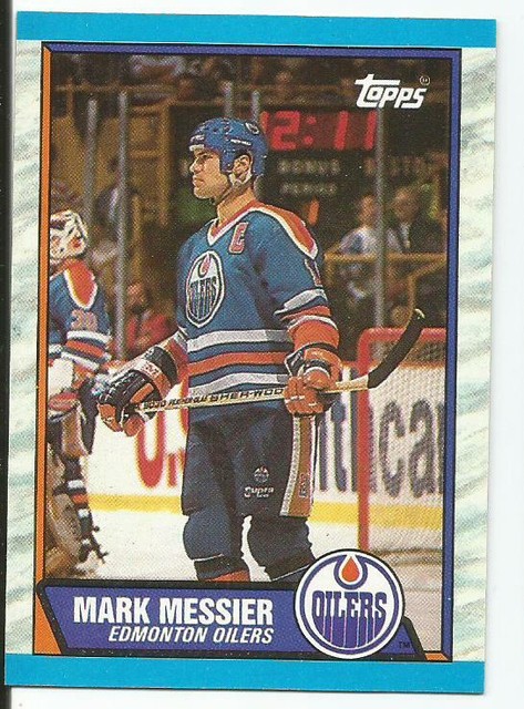 MARK MESSIER 1989 90 TOPPS CARD NM MT CONDITION EDMONTON OILERS EBay