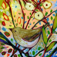 Modern Bird IV by Jennifer Lommers Fine Art Print Wildlife Nature Poster 13x19