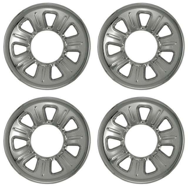 New Wheel Covers Hubcaps 15" Chrome Plated Fits 2000 2011 Ford Ranger