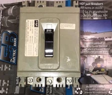 FPE Type HEG, 20 Amp, 600 Volt, 3 Pole, Circuit Breaker- RECONDITIONED+WARRANTY