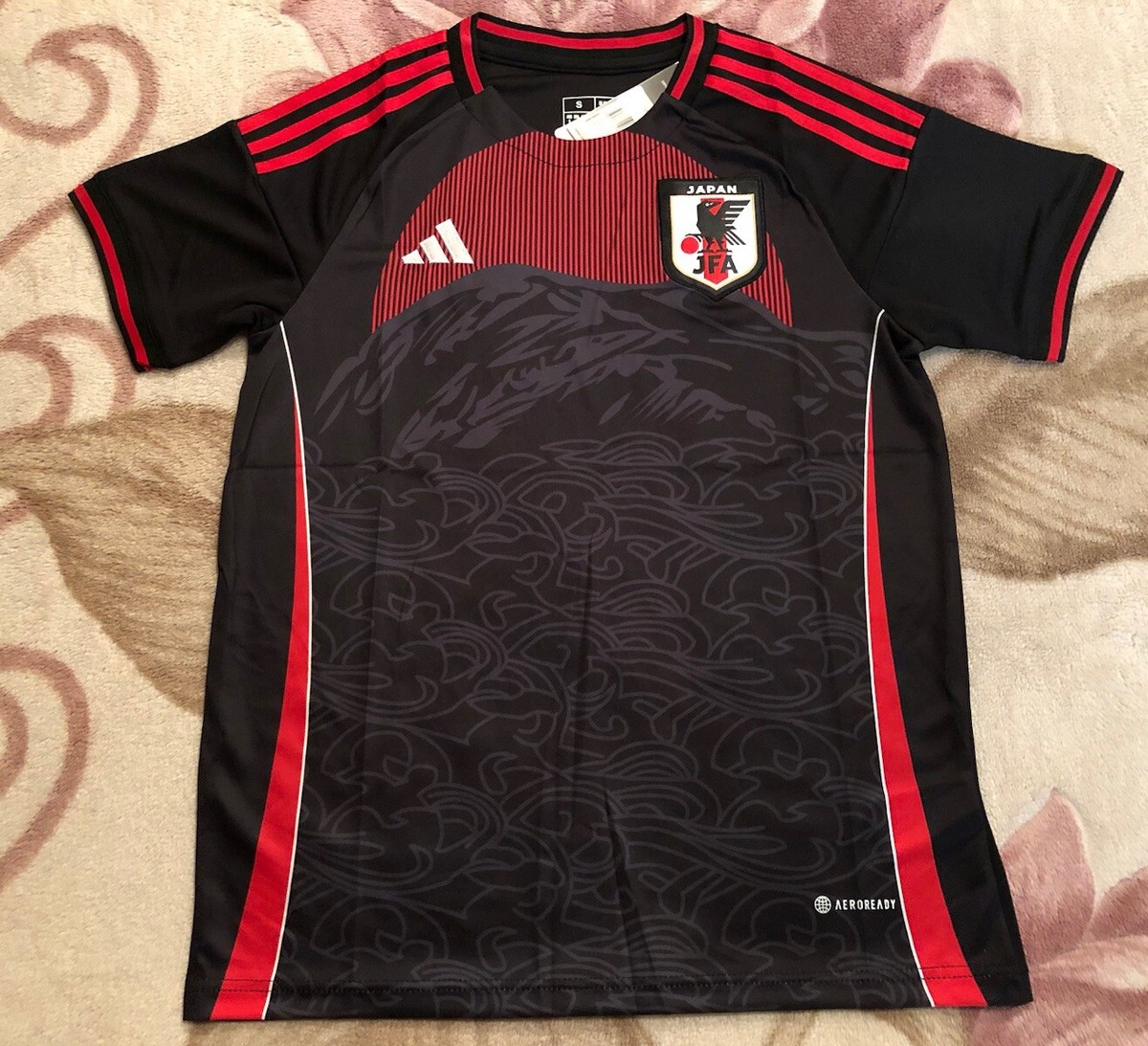 日本未発売 S DOUBLE FOOTBALL JERSEY BLACK L Lionel Messi, Luis Suarez & Sergio Busquets Inter Miami CF