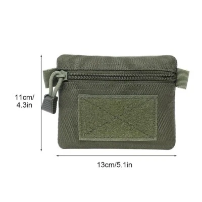 LUCIERNAGA Tactical Molle Waist Bag EDC Tool Pouch for Keys Coins Cards