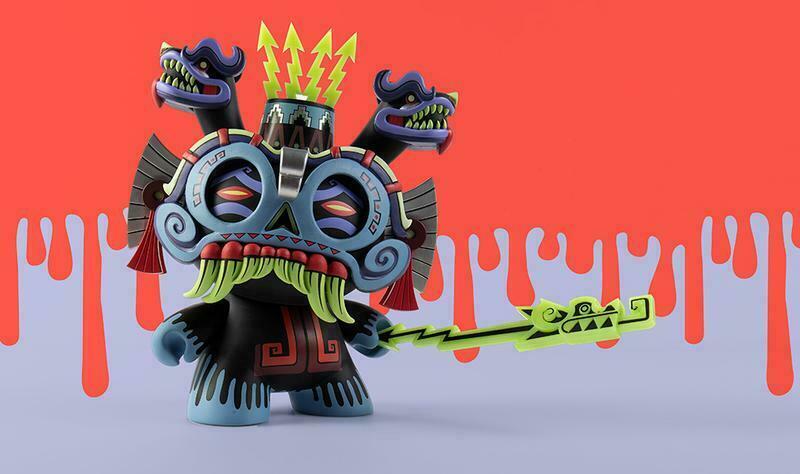 Kidrobot Dunny Tlaloc Jesse Hernandez Limited Collectibles 8