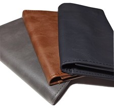 Zorr Feinschnittbeutel PU-Leder schwarz/braun/grau Tabakbeutel Tabaktasche Neu