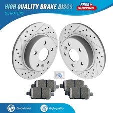 Rear Disc Brake Rotors Ceramic Pads For Chevy Cruze Volt Bolt Euv Ev 2017 - 2023