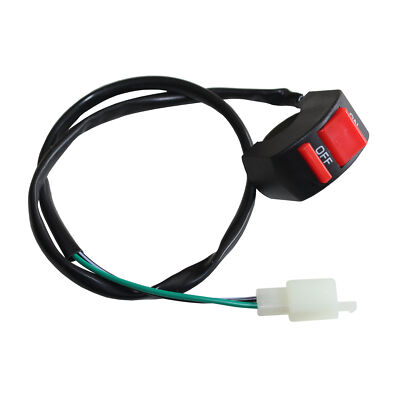 Universal 7/8'' 22mm Kill On Off Switch Stop Button For Mini Dirt Bike ATV Quad 