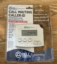 Call Waiting Caller ID Box Bell Equipment Sonecor Model BE-50CWR Sealed