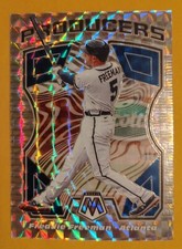 FREDDIE FREEMAN 2021 Panini Mosaic #P1 Producers Mosaic Prizm Atlanta Braves  A2