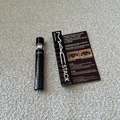 MAC MACstack Mascara - Chestnut Brown 12ml Full Size NEU Volumen & Länge UVP 27 