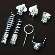 7 Pcs Cutter Set Drain Cleaner Plumbing Snake Tools Cable Auger Clog Sewer Pipe
