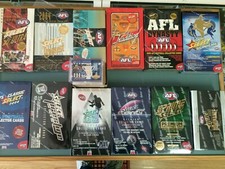 SELECT AFL/VFL PREMIERSHIP COMMEMORATIVE CARD FULL COLLECTION (125) + 12 BOXES
