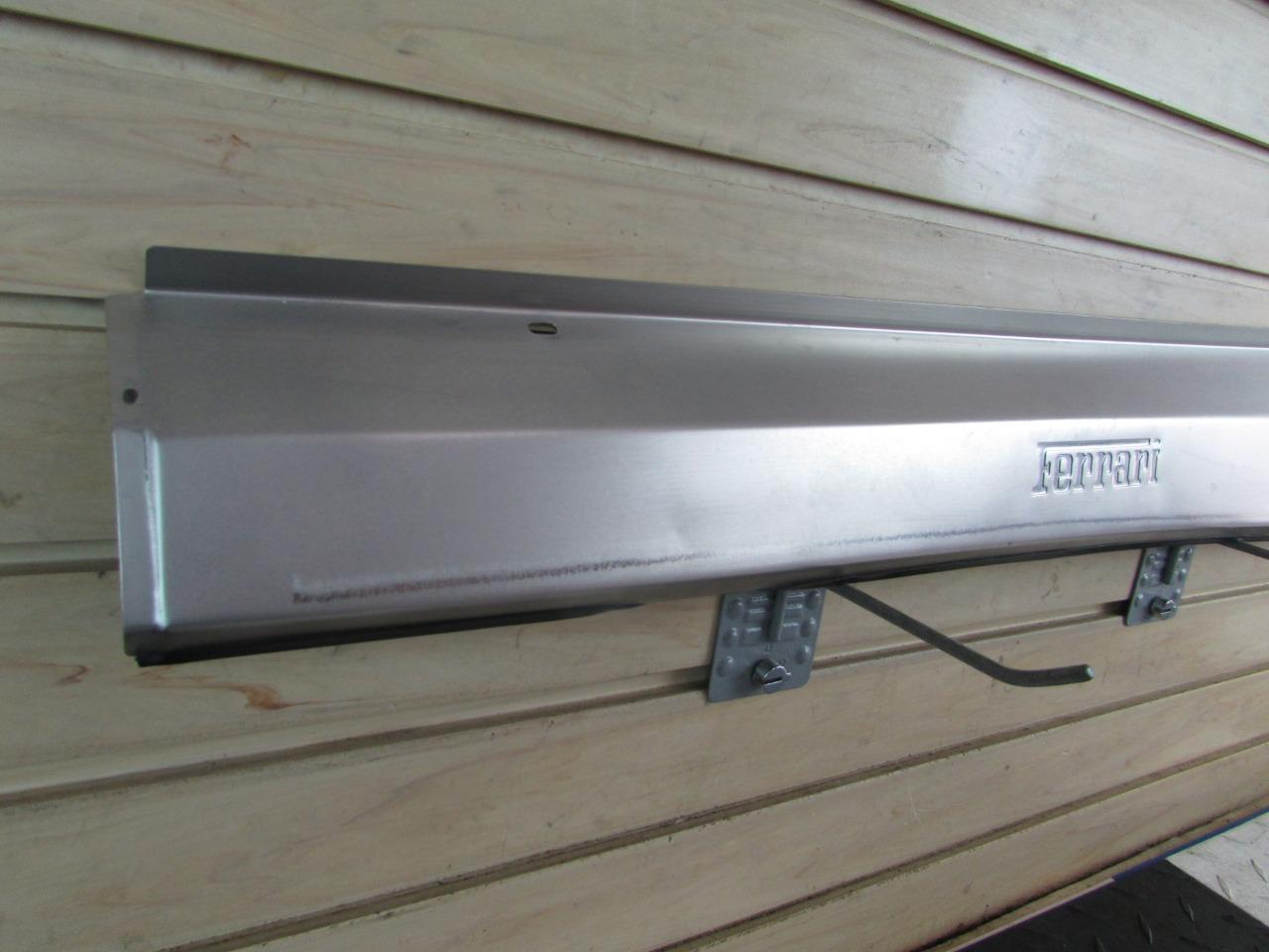 Ferrari 360 Spider Modena - Right Kick Plate Stainless Steel w/ Rubber Profile