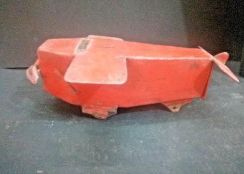 OLD IRON HANDICRAFT SAVING SAFE UNIQUE LITHO HAND-LAND BOX - Picture 3 of 10