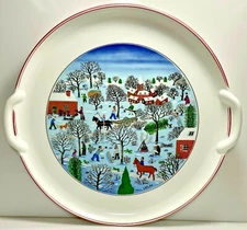 Villeroy & Boch Christmas Naif Handled Cake Plate Coffee Pot Your Choice