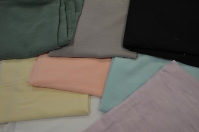 Double Layer Cotton Gauze Fabric | Soft Double Layer Muslin | 48'' Wide |