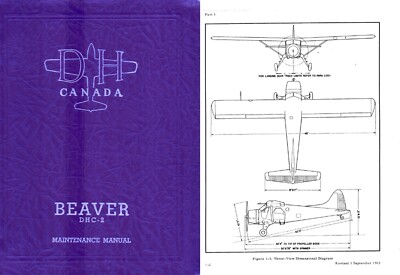De Havilland Biber Wartung Service Handbuch Archiv STOL DHC-2 1958 PDF
