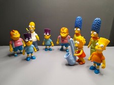 Vintage The Simpsons Articulated Figures 1990 Bundle TM  20TH Collectible Retro