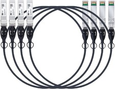 Image of H!Fiber.com 4pack 10Gb/s SFP+ DAC cable, 1m (3.3ft), 10GBase-CU passive direct