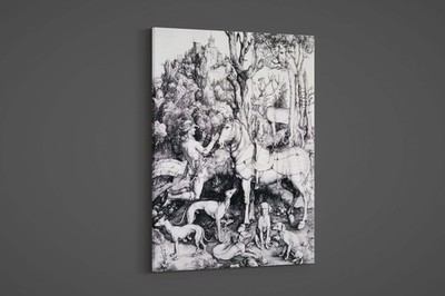Albrecht Durer - The Vision of St Eustace - Art Print on Paper or Canvas