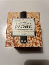 Beekman 1802 "Honey  Orange Blossom" Goat Milk Whipped Body Cream 8 oz. New