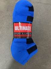 Ultimate Men's Assorted Color Striped Low Cut Socks - 3Pk - size 10-13