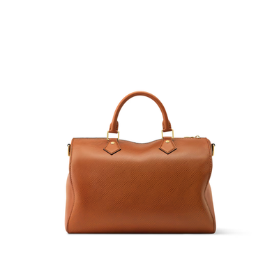 NEW Louis Vuitton Epi Speedy Soft 30 Leather Shoulder Bag Brown
