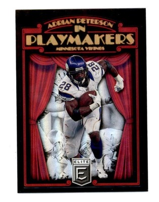 ADRIAN PETERSON 2021 DONRUSS ELITE #P20 PLAYMAKERS INSERT (RARE) BF9589