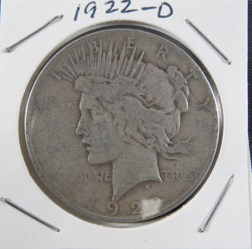 New Listing1922-D Peace Silver Dollar – Circulated – Nice Detail – 90% Silver