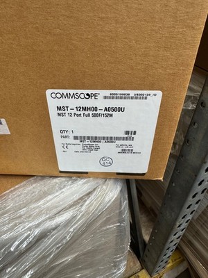 New Commscope Fiber Optic Cable Terminal MST-12MH00-A0500U 12 Port 500 
