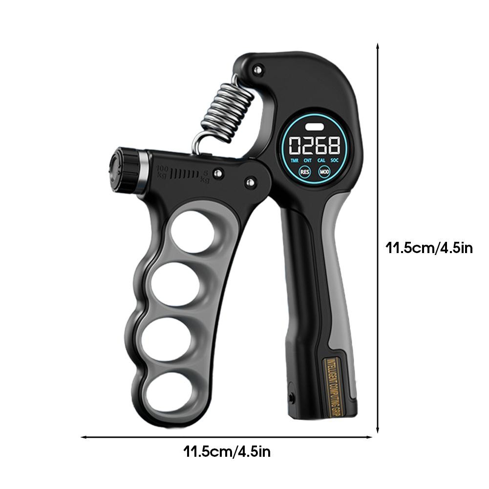 ~Grip strength training device with adjustable LCD electronic counter