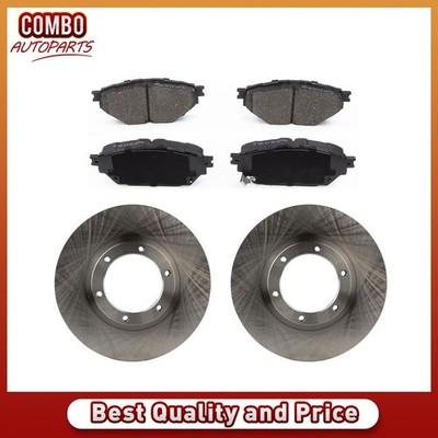 Front Disc Rotors Brake Pads Kit for 2012-2014 Mitsubishi Fuso Canter FE160