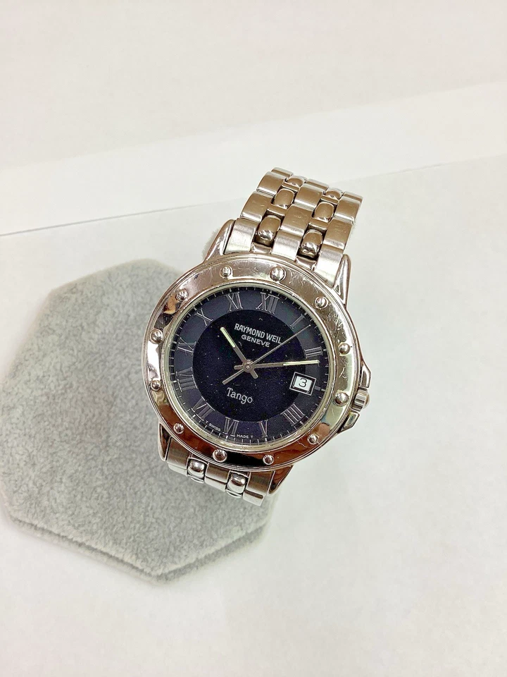 Raymond Weil Geneve Tango 5560 Swiss Made Men’s Watch Works - Image 4 of 4