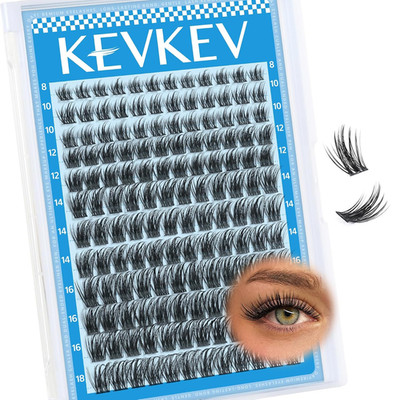 Lash Clusters 144 Pcs Eyelash Clusters Wispy Natural Cluster Eyelash Extension T