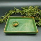 Vintage Frankoma Prairie Green Shallow Planter #208 - 11 Inch Length