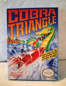 Cobra Triangle (Nintendo, NES 1989) - CIB Completo Casi Como Nuevo Excelente