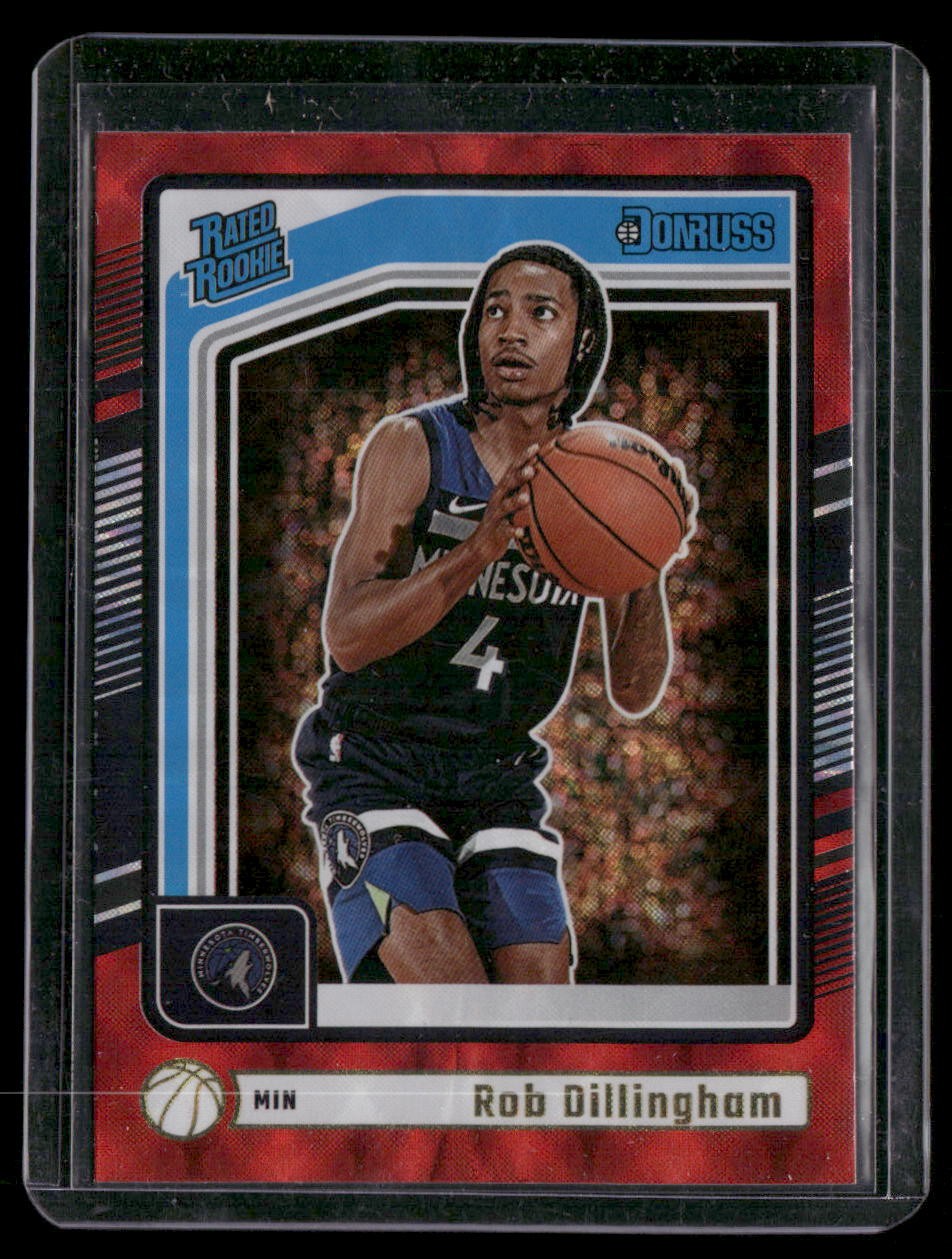 2024-25 Donruss - Red Wedges #204 Rob Dillingham