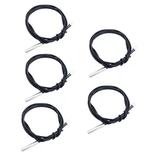 5 Pcs 1M 10K B3950 Thermistor Temperature Sensor,able to Support -25 to 125 D...