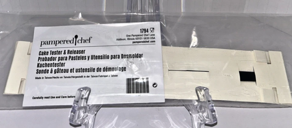 Pampered Chef Cake Tester and Releaser #1794 Brand New in Sealed Packaging - Image 2 of 3